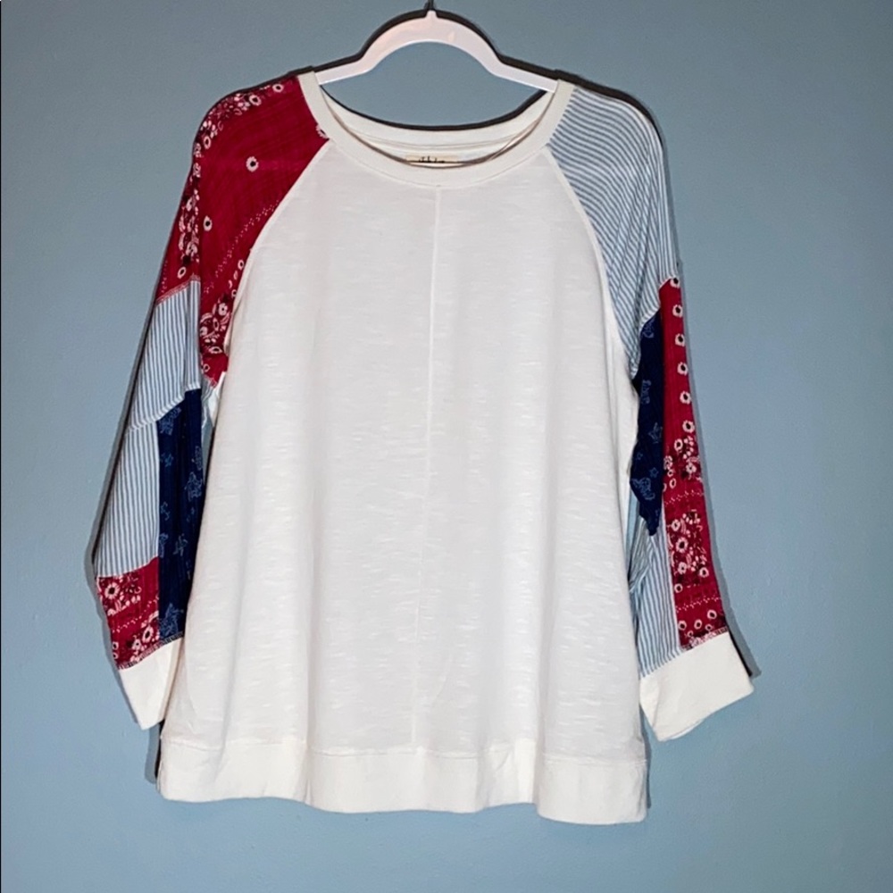 NWT Style & Co Americana Knit Sweatshirt